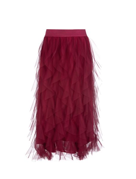 Hovedbilde VALENTINA SKIRT Garnet Red