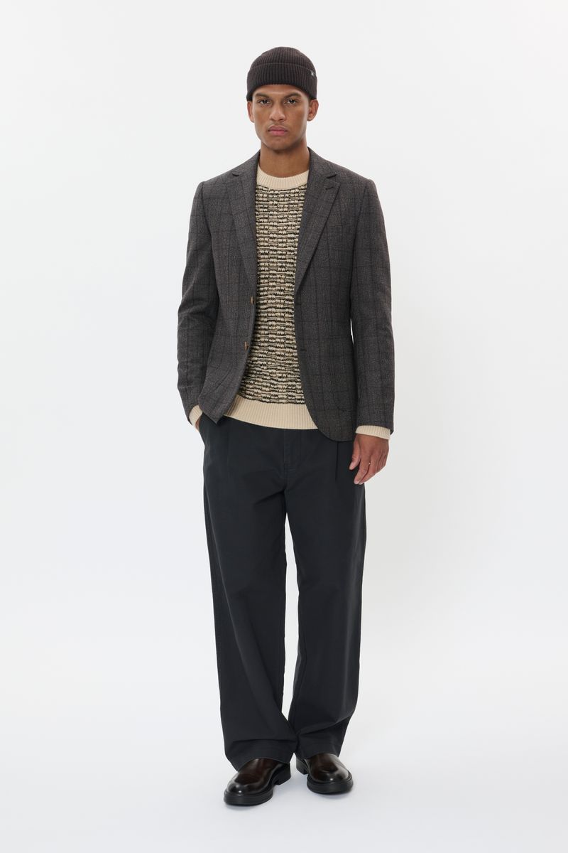MAGEORGE CHECK BLAZER