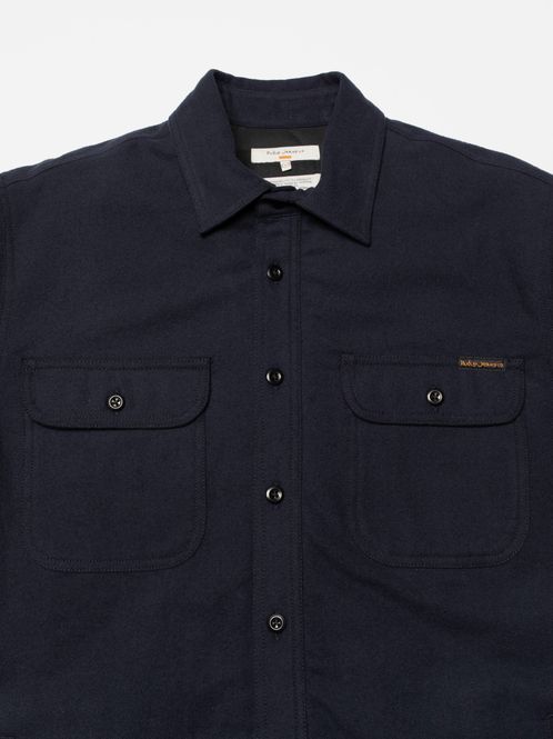 Hovedbilde GLENN PADDED SHIRT FLANNEL Blueberry
