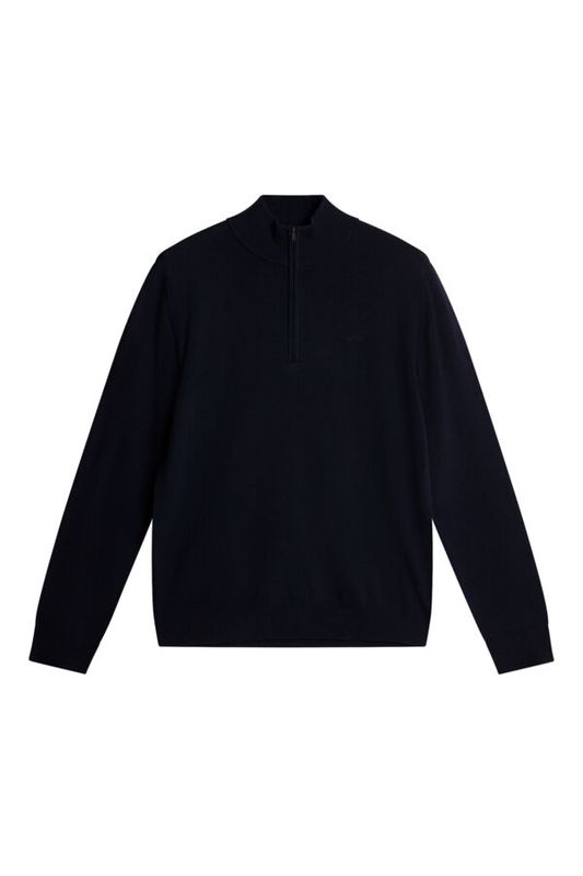 KIYAN MERINO QUARTER ZIP JL Navy