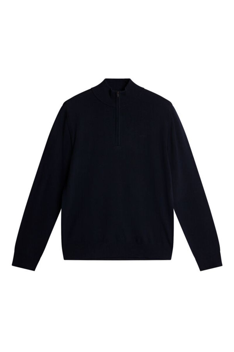KIYAN MERINO QUARTER ZIP JL Navy