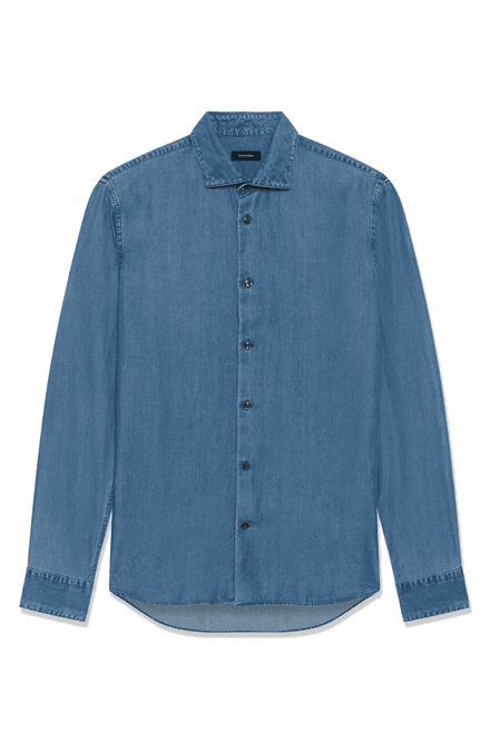 Hovedbilde MARC SHORT DENIMSKJORTE Medium Blå 