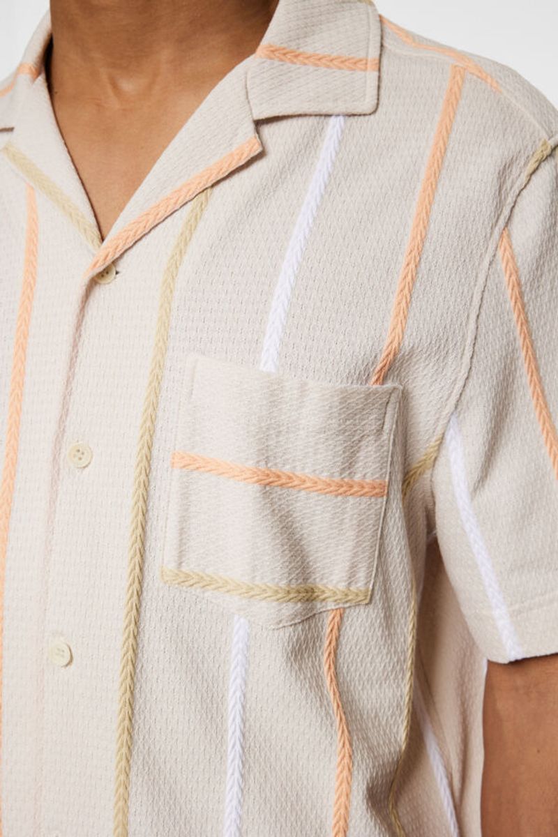 THERON STRIPE RESORT SHIRT