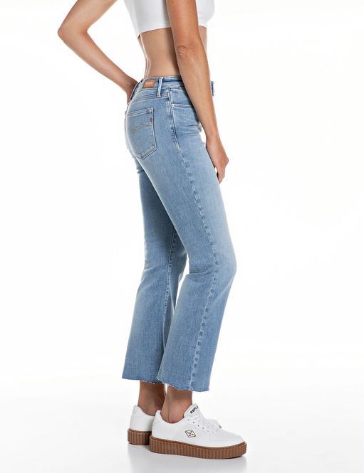 Hovedbilde ZOLIE FLARE JEANS Lys Blå