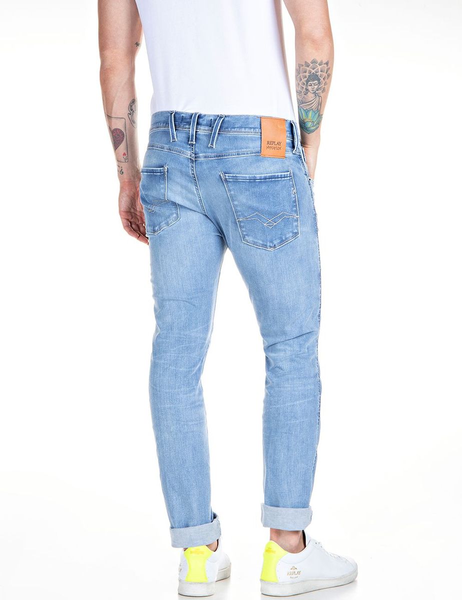 ANBASS HYPERFLEX SLIM FIT  JEANS LIGHT BLUE