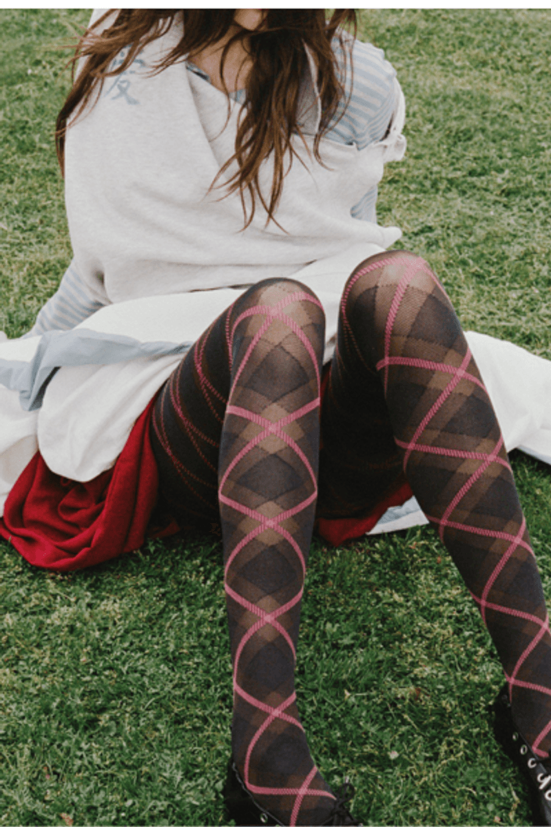 FRANKA CHECK TIGHTS