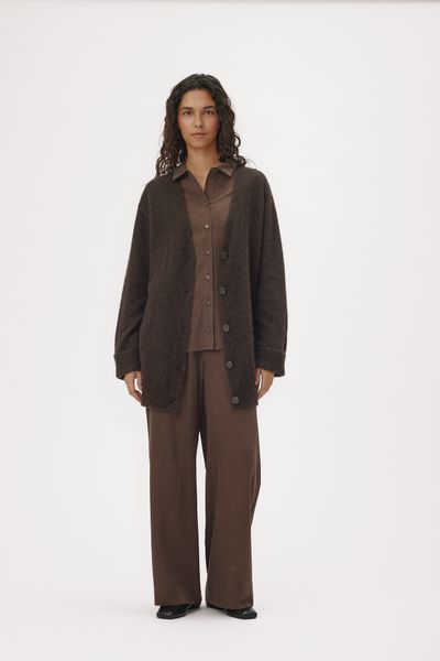 Hovedbilde LINA CARDIGAN RACOON Espresso Brown