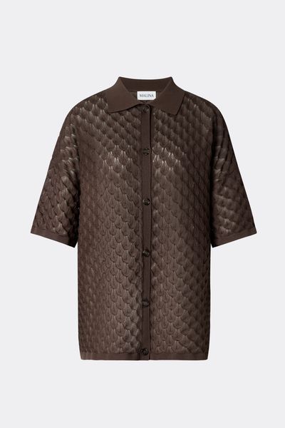 Hovedbilde MOA KNITTED SHIRT Chocolate