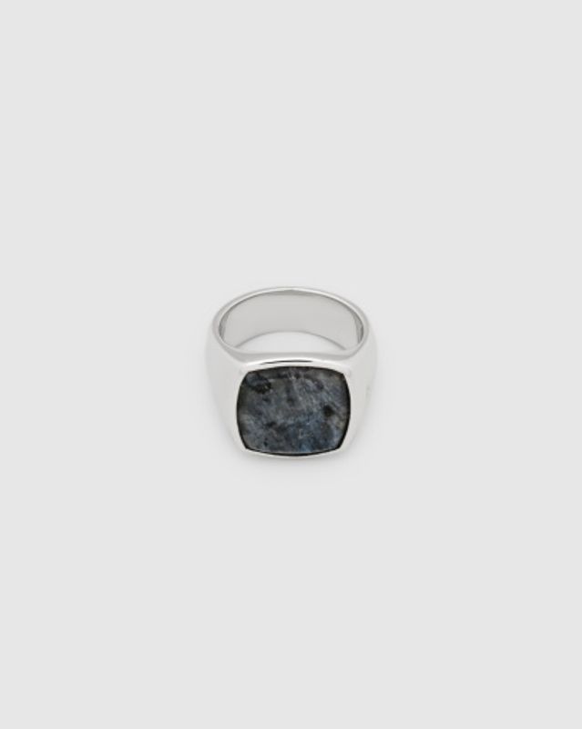 CUSHION RING Larvikite