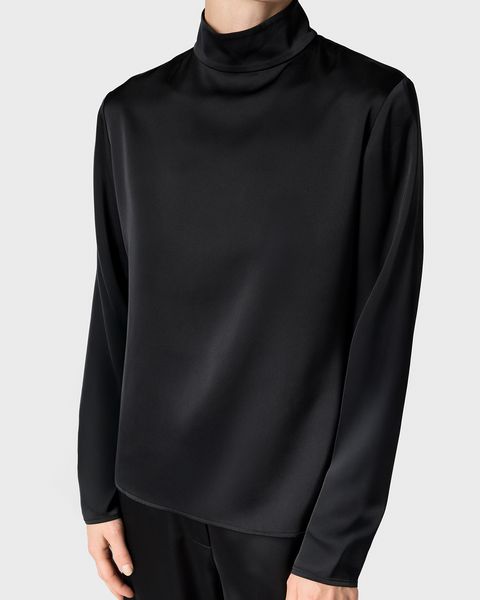 Hovedbilde THE SOPHIA SATIN BLOUSE Black