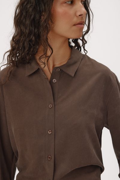 Hovedbilde ALLY SHIRT Espresso Brown