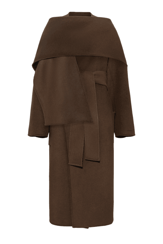 CAPE COAT Brown