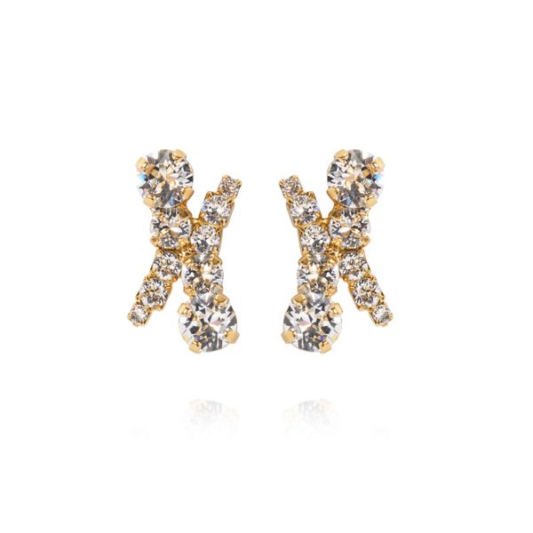 Hovedbilde HALO EARRINGS Gold Crystal