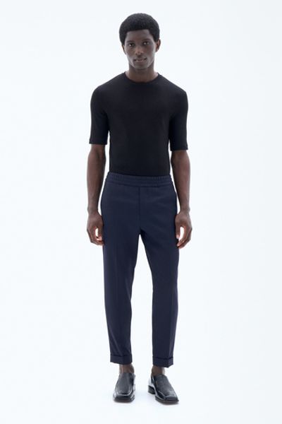 Hovedbilde TERRY CROPPPED TROUSERS Navy