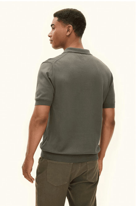 Hovedbilde BARTO STRIPE POLOSHIRT Nettle Green