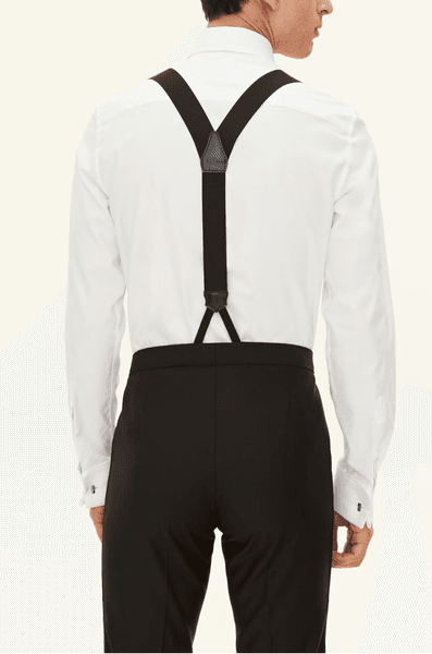 Hovedbilde SLIM FIT CUT AWAY TUXEDO PLEATED POPLIN SHIRT
