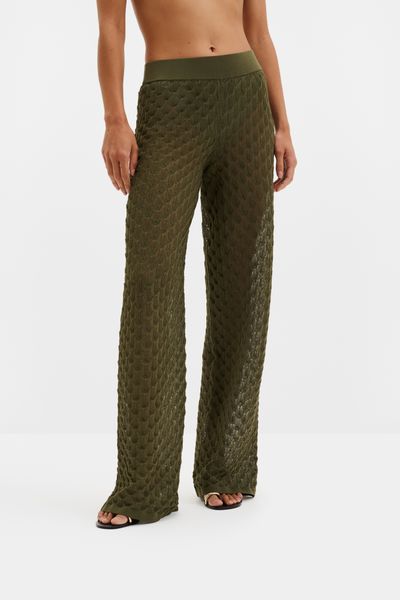 Hovedbilde ALISSA KNITTED PANTS Dusty Olive