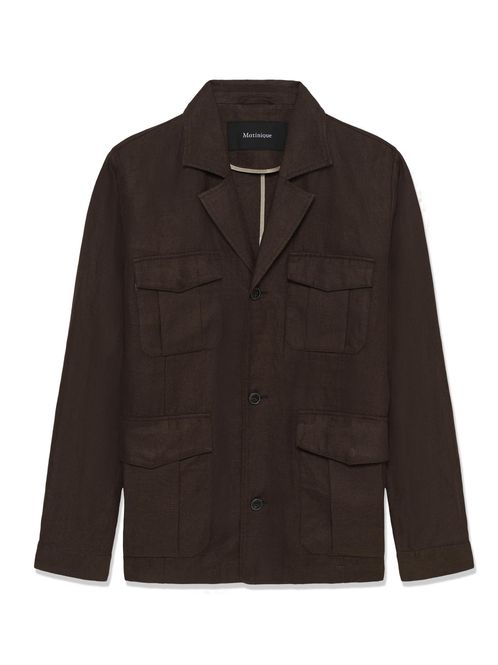 Hovedbilde MADRAKES OVERSHIRT Mørk Brun