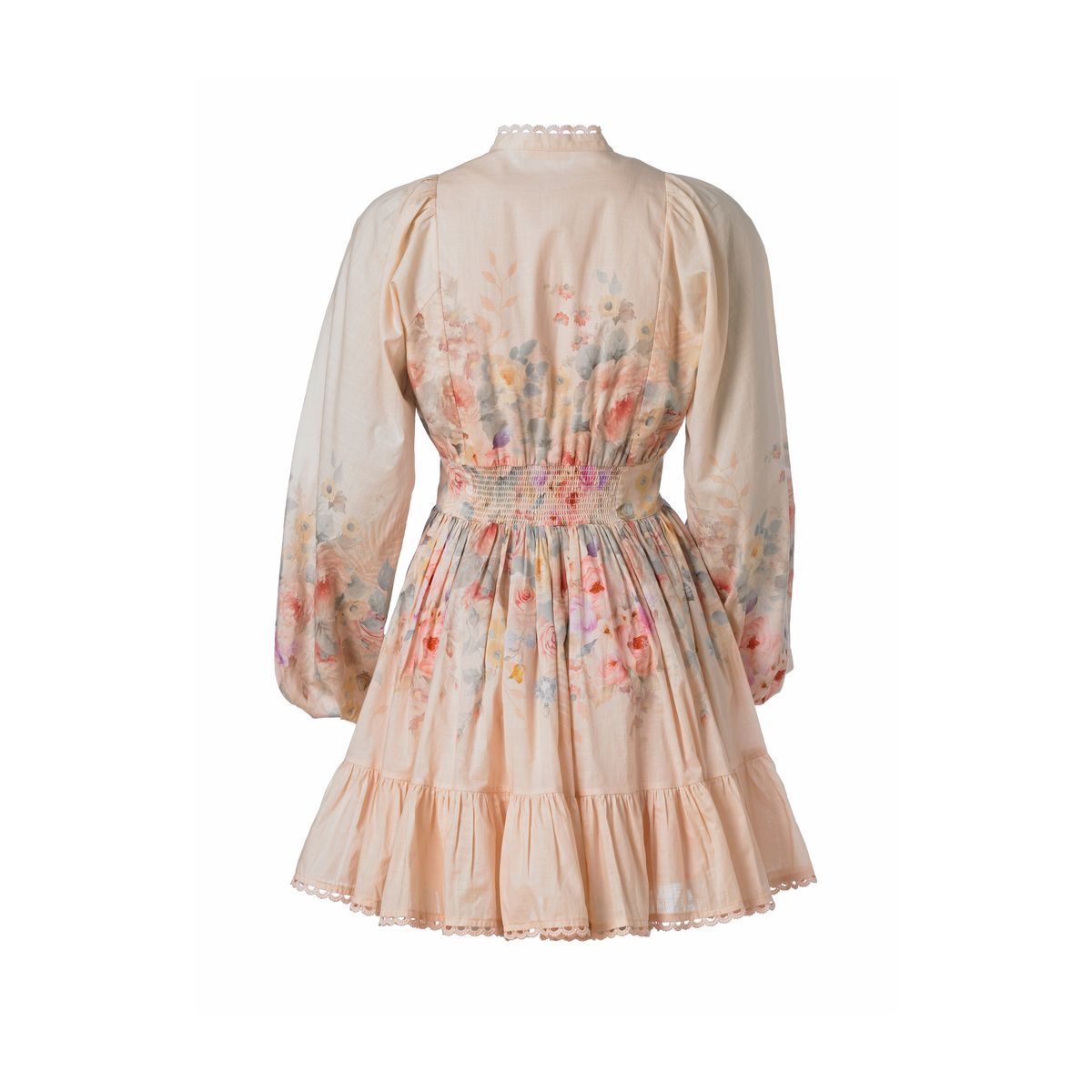 BELLE DRESS Vintage Rose Print