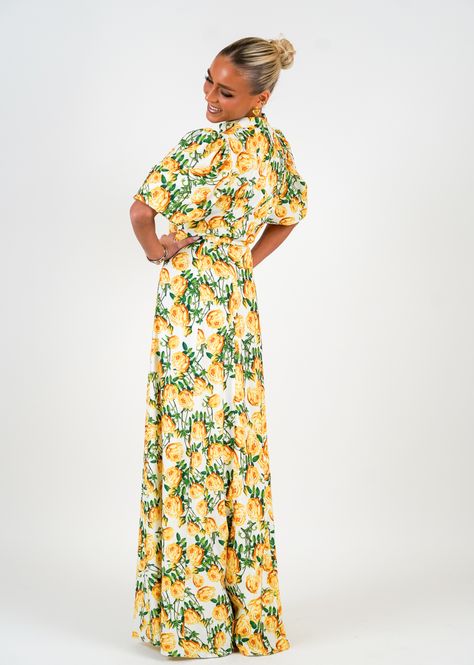 Hovedbilde HOLLY DRESS Yellow Roses