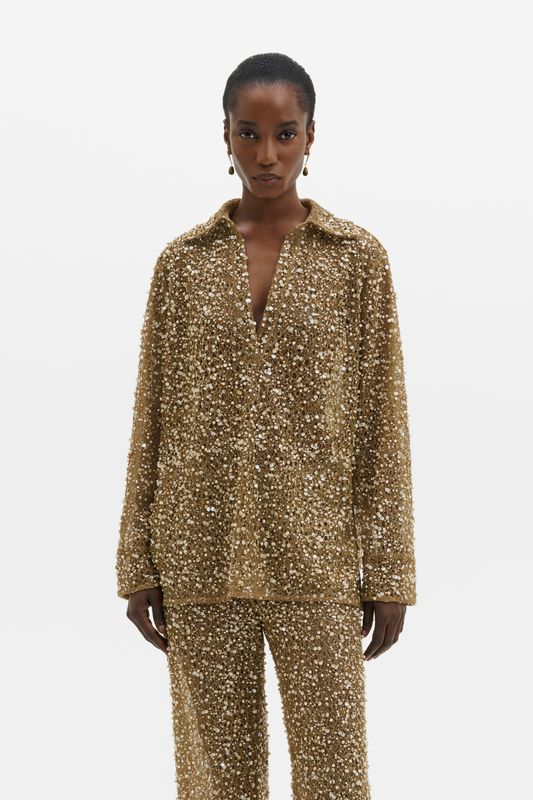 PHILIPPA SHIRT Camel