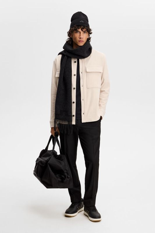 FINNIGAN DRAPE CORD SHIRT Moonbeam