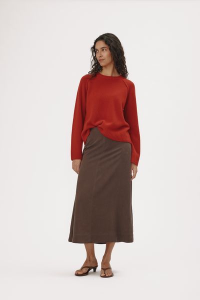 Hovedbilde HENRIETTA SKIRT Espresso Brown