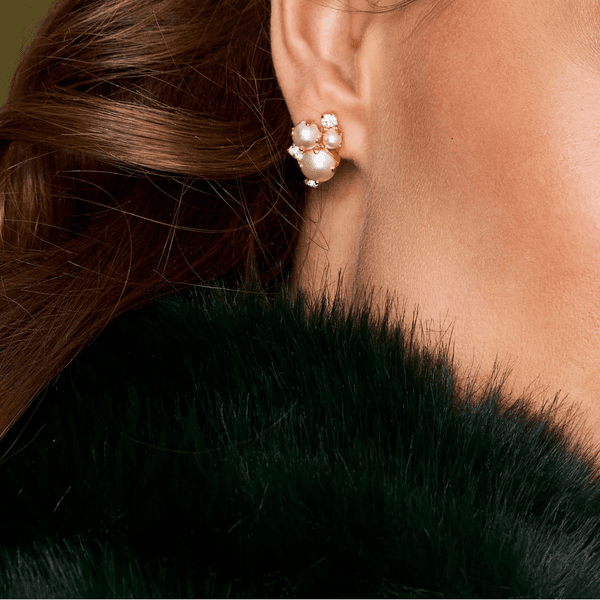Hovedbilde MOLLY EARRINGS Pearl/Crystal