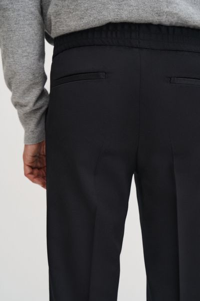 Hovedbilde TERRY CROPPPED TROUSERS Black