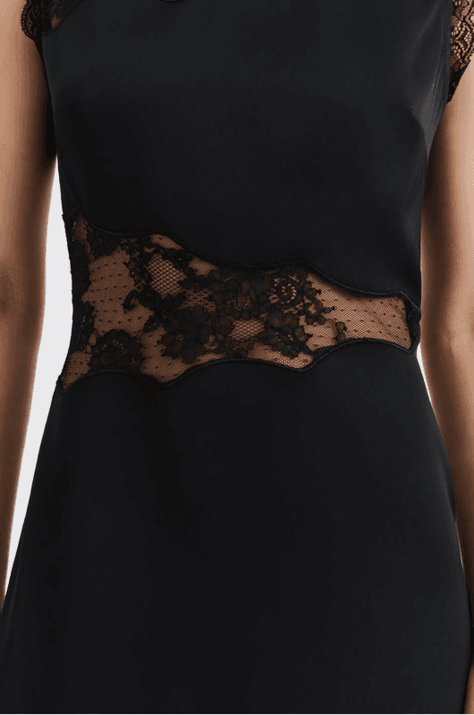 DESIRE MIDI DRESS Black