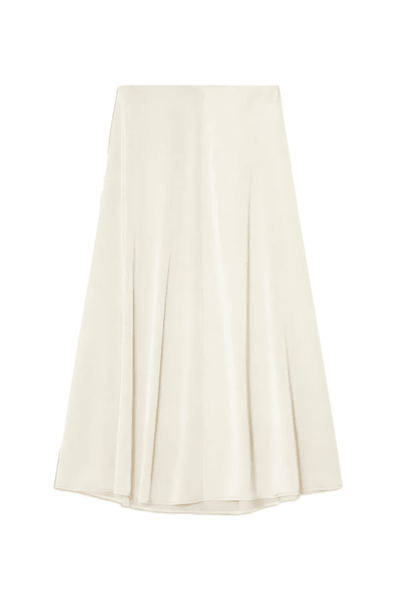 THE RHONDA SATIN SKIRT
