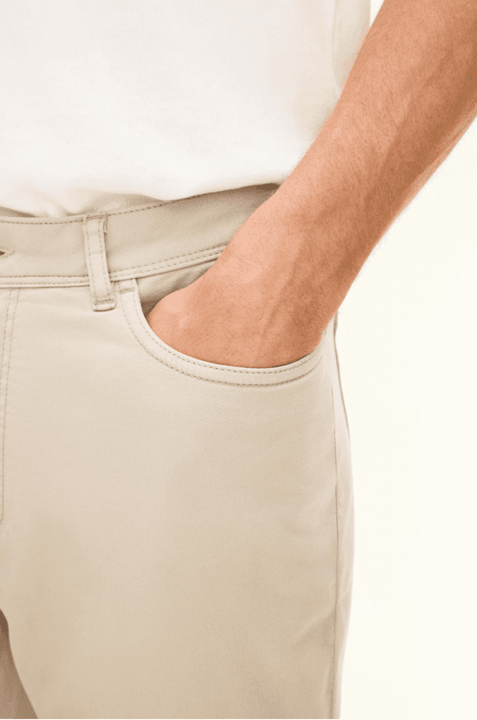 5-POCKET CHINO Rough Beige