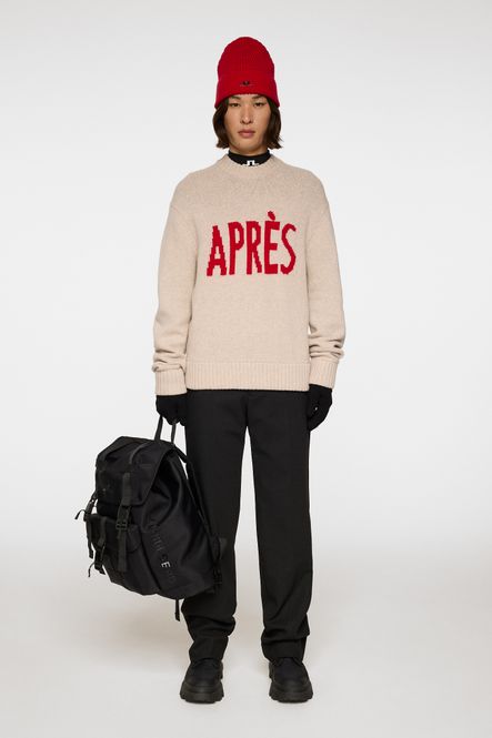 Hovedbilde FABIAN GRAPHIC KNIT SWEATER Moonbeam