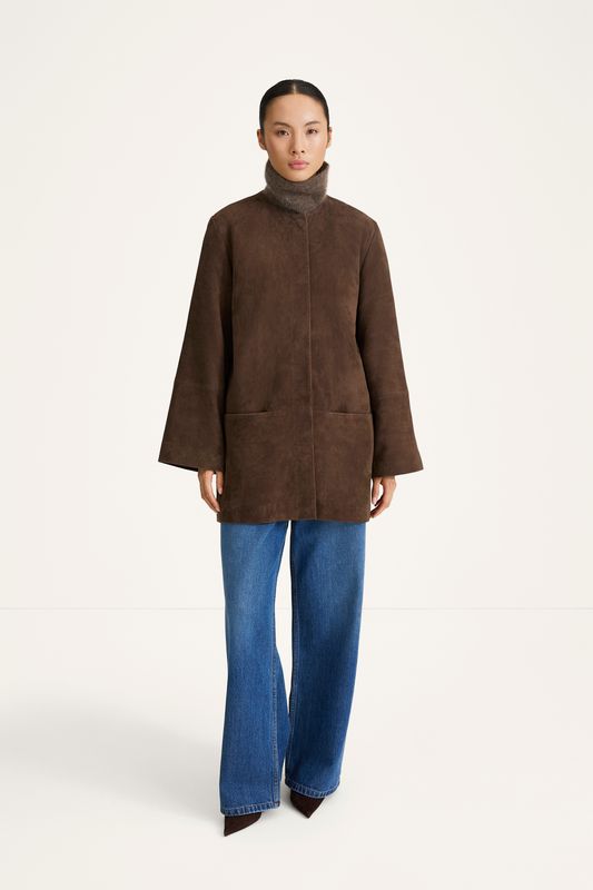 VALENCINO COAT Pebble Brown
