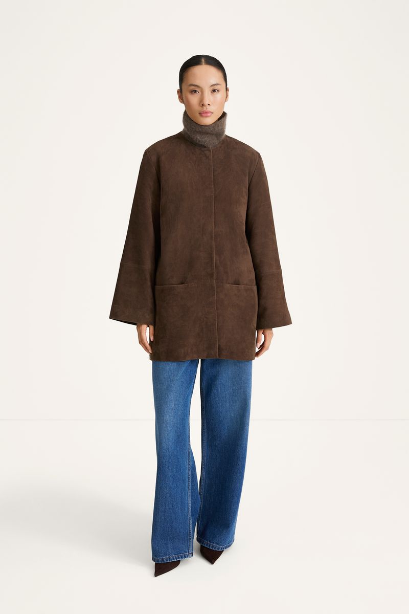 VALENCINO COAT Pebble Brown