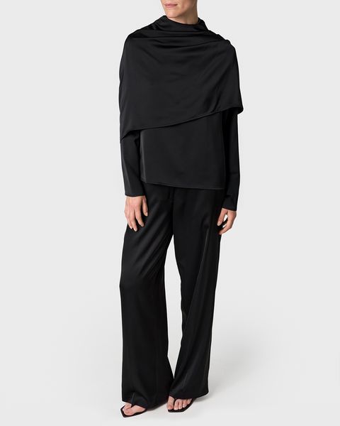 Hovedbilde THE SOPHIA SATIN BLOUSE Black
