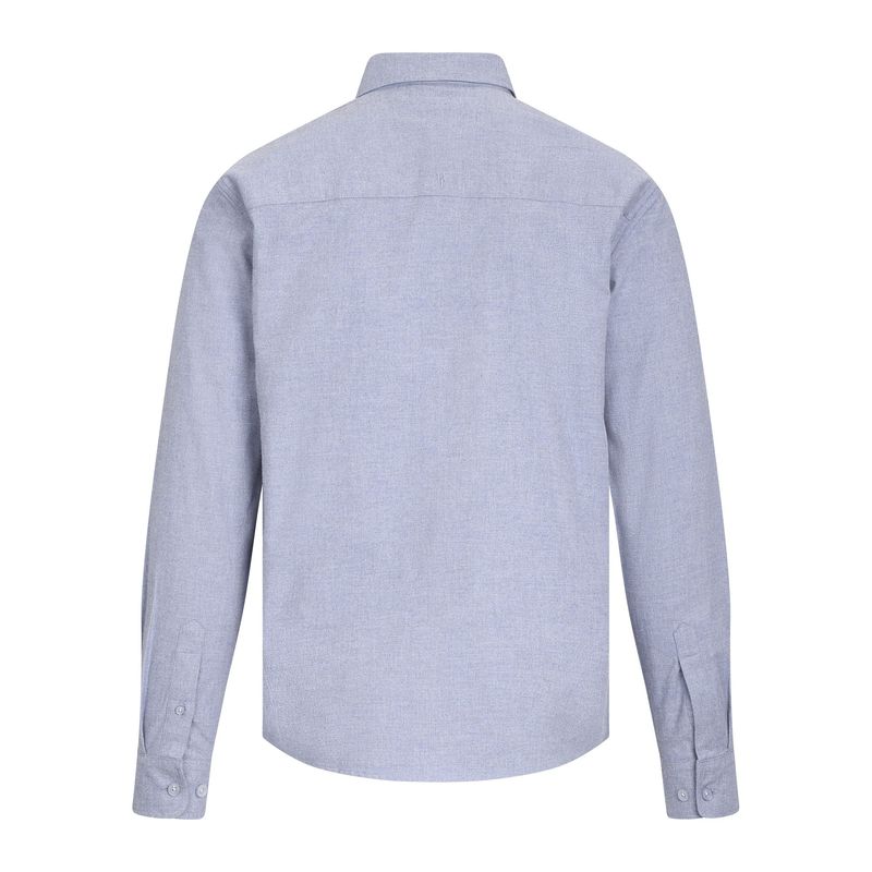 WILL LS SHIRT Mid Blue