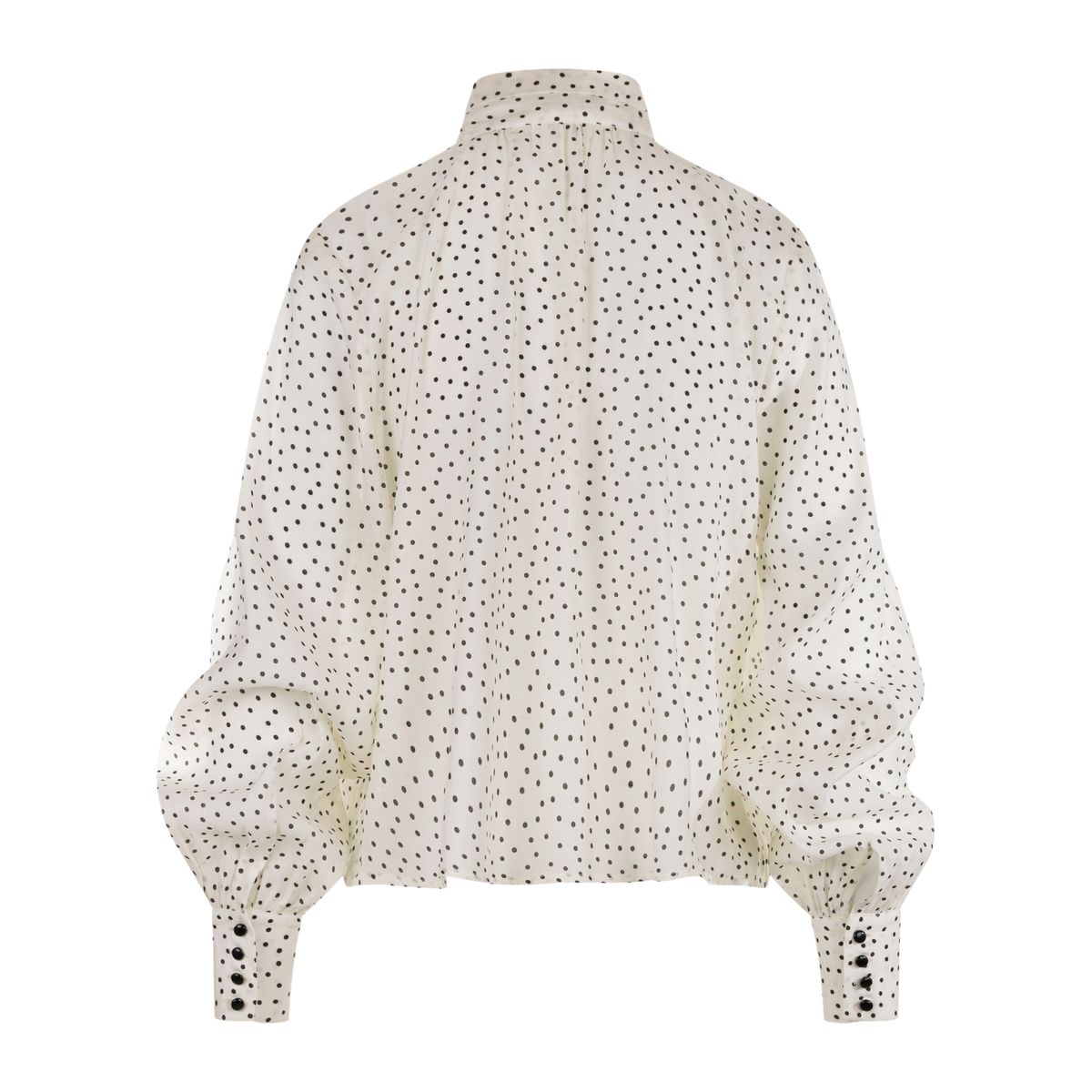 NATACHA BLUSE Hvit Polka Dot