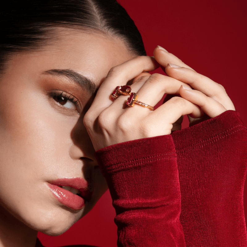 LUCY RING Rose/Light Rose