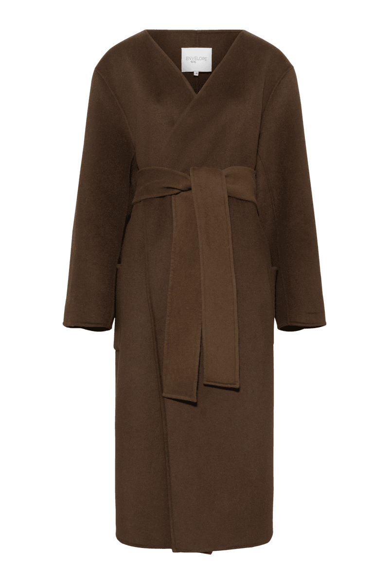 CAPE COAT Brown
