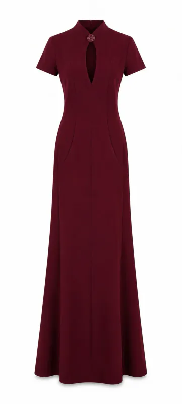 MILA DRESS Bordeaux