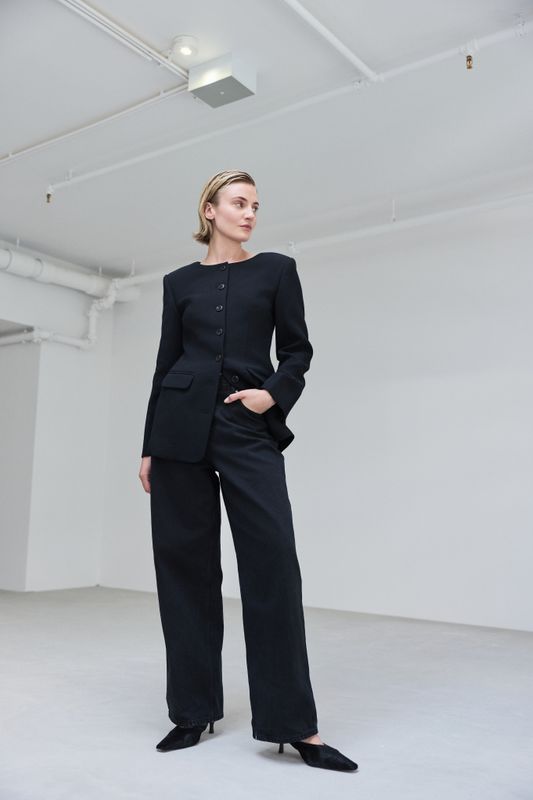LOOSE PANTS Black