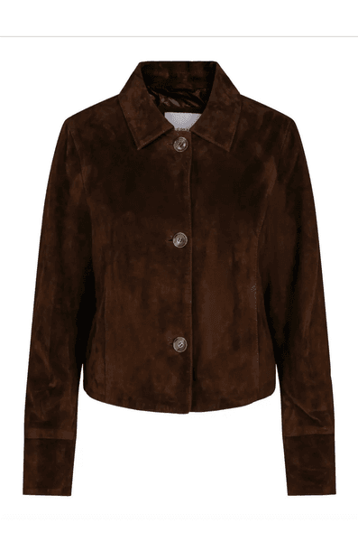 Hovedbilde ALLY SEMSKET SKINNJAKKE Brun